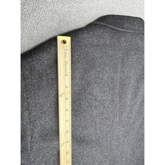 Stafford Wool Blazer Mens 40S Charcoal Gray Wool Jacket Sport Coat Casual Office - Picture 12 of 13